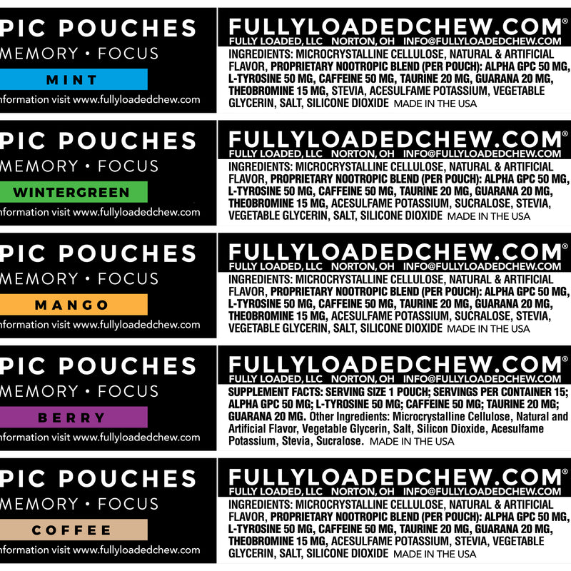 Load image into Gallery viewer, ALPHA Fuel Nootropic Energy Pouches