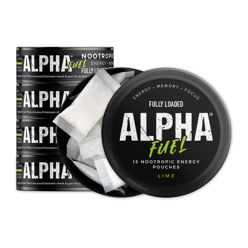 Load image into Gallery viewer, Lime ALPHA Fuel Nootropic Energy Pouches