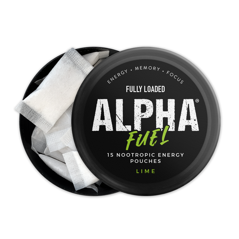 Load image into Gallery viewer, Lime ALPHA Fuel Nootropic Energy Pouches