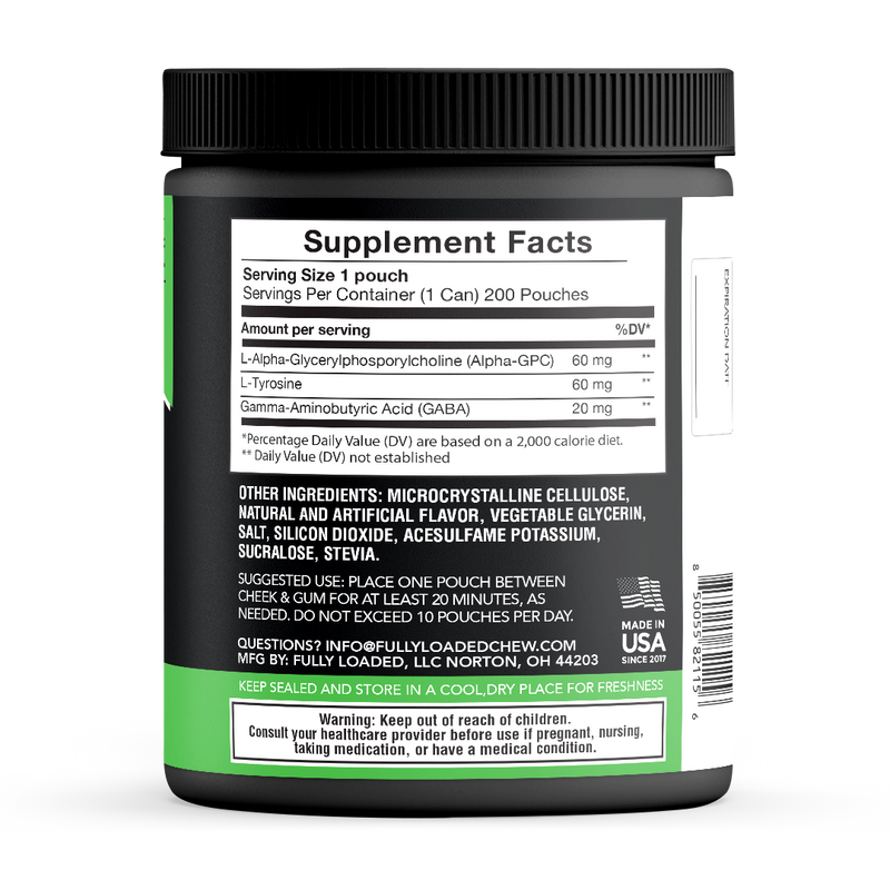 Load image into Gallery viewer, Wintergreen ALPHA Nootropic Pouches