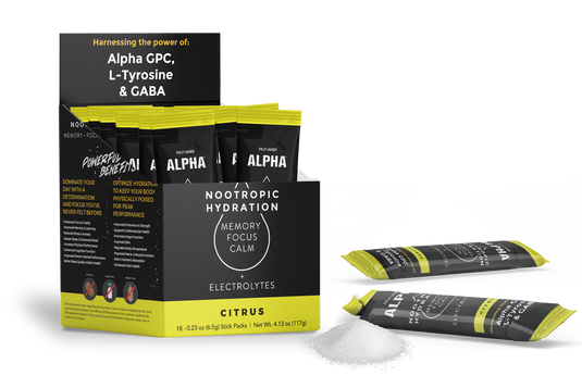 ALPHA Nootropic & Hydration Stick Pack Beverage