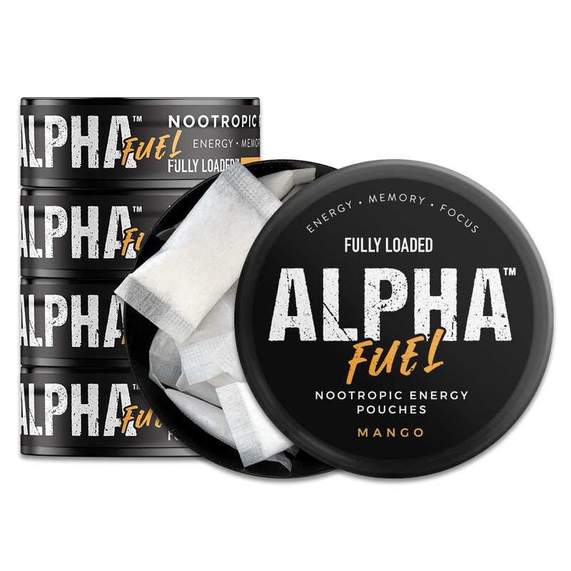 Load image into Gallery viewer, ALPHA Fuel - Mango Nootropic Energy Pouches
