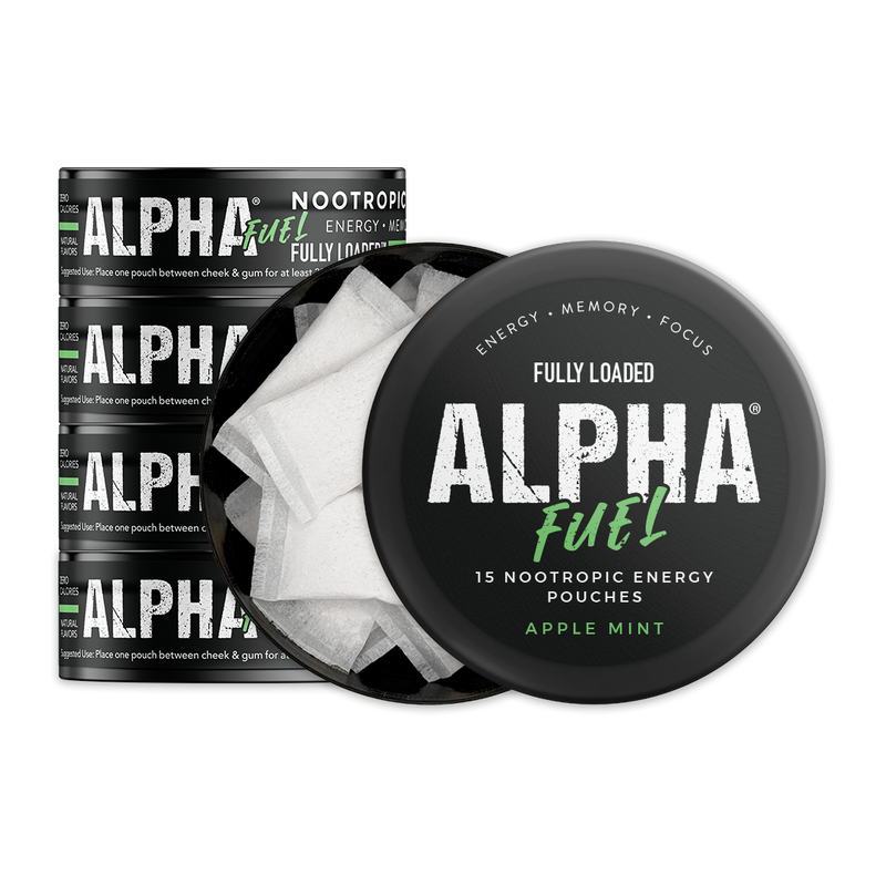 Load image into Gallery viewer, Apple Mint ALPHA Fuel Nootropic Energy Pouches
