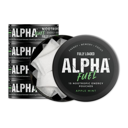 Apple Mint ALPHA Fuel Nootropic Energy Pouches