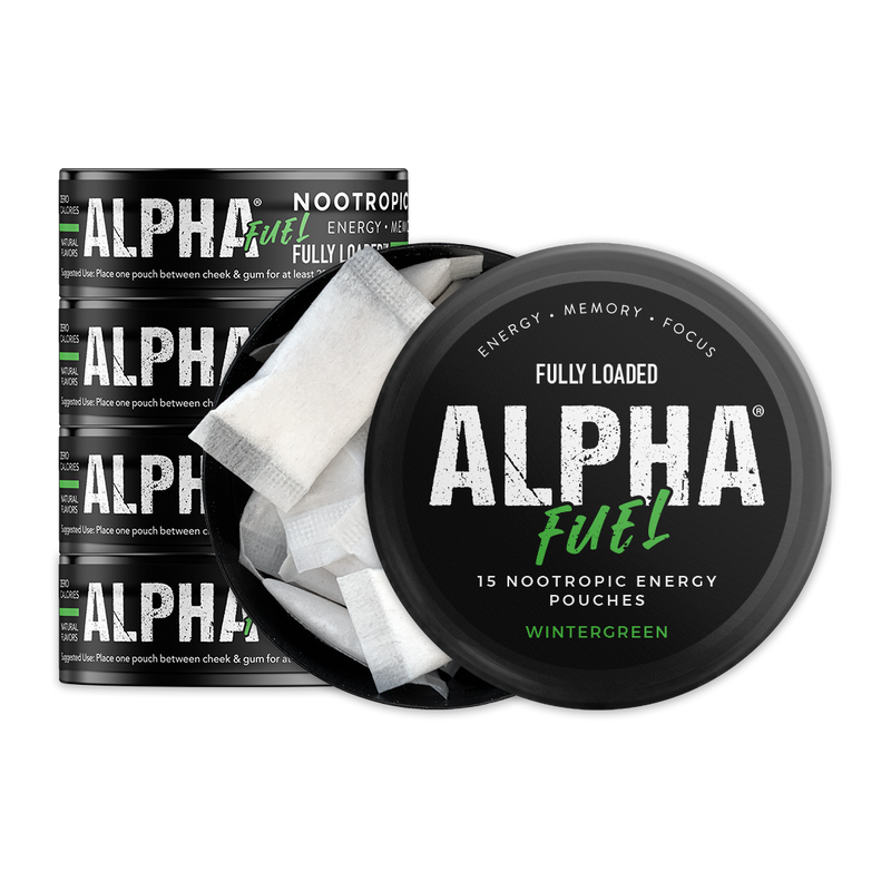 Load image into Gallery viewer, Wintergreen ALPHA Fuel Nootropic Energy Pouches
