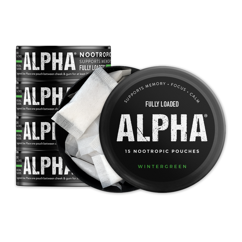 Load image into Gallery viewer, Wintergreen ALPHA Nootropic Pouches
