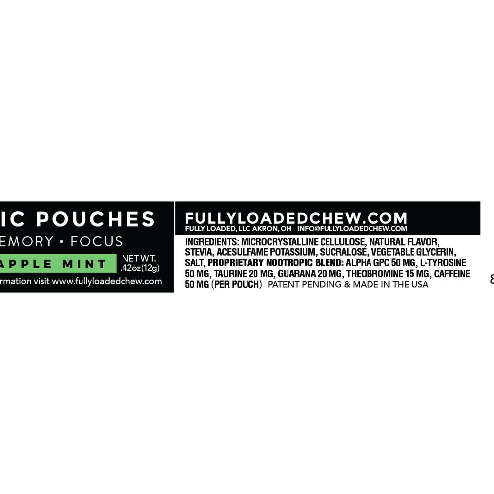 ALPHA Fuel Nootropic Energy Pouches