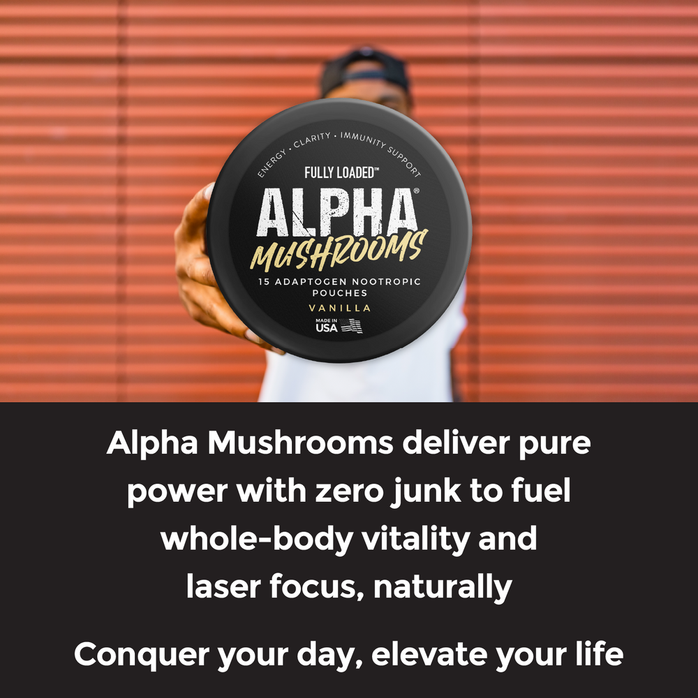 ALPHA Mushrooms Adaptogen Pouches