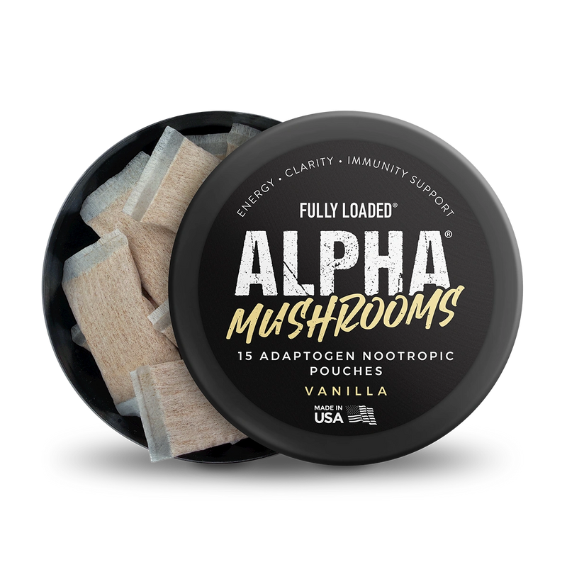 Load image into Gallery viewer, ALPHA Mushrooms Vanilla single can

